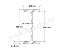 Profil INP zincat 450 mm 1